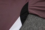 2025/26 M Utd Grey Purple POLO Sweater Tracksuit