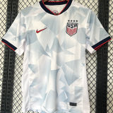 2025/26 U.S Home White Fans Soccer Jersey 带星