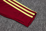 2025/26 ARS Maroon Retro Kids Sweater Tracksuit（黄色三边）