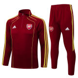2025/26 ARS Maroon Retro Sweater Tracksuit（黄色三边）