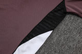 2025/26 M Utd Grey Purple POLO Sweater Tracksuit