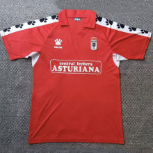 1990/91 Real Oviedo Away Red Retro Soccer Jersey