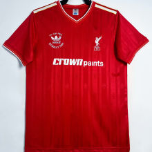 1986/1987 LFC Home Red Retro Soccer Jersey