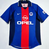2000/2001 PSG Home Blue Retro Soccer Jersey