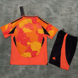 2025/26 Paris FC Away Orange Kids Soccer Jersey
