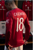 2025/26 M Utd Home Red Player Version Soccer Jersey
