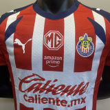 2025/26 Chivas Home Red White Player Version Soccer Jersey