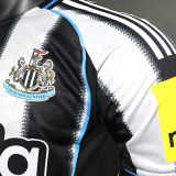 2025/26 Newcastle Home Player Version Soccer Jersey