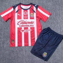 2025/26 Chivas Home Kids Soccer Jersey