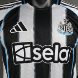2025/26 Newcastle Home Player Version Soccer Jersey