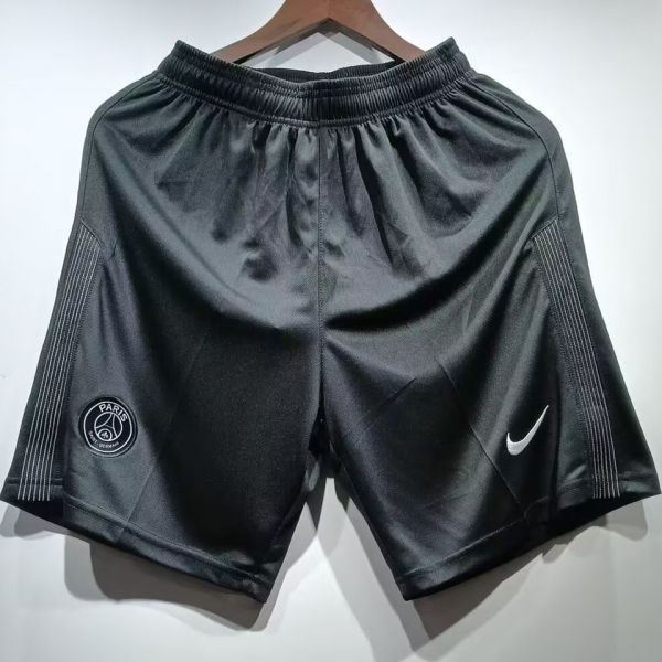 2017/18 PSG Third Black Retro Shorts Pants