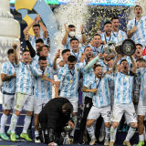 2021 Argentina Home Player Version Retro Soccer Jersey