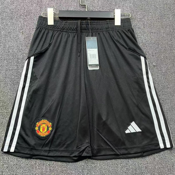 2025/26 M Utd Black Shorts Pants