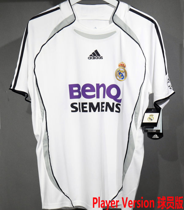 2006/07 RM Home Retro Player Version Soccer Jersey