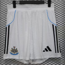 2025/26 Newcastle White Player Version Shorts Pants 球员版