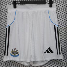 2025/26 Newcastle White Player Version Shorts Pants 球员版