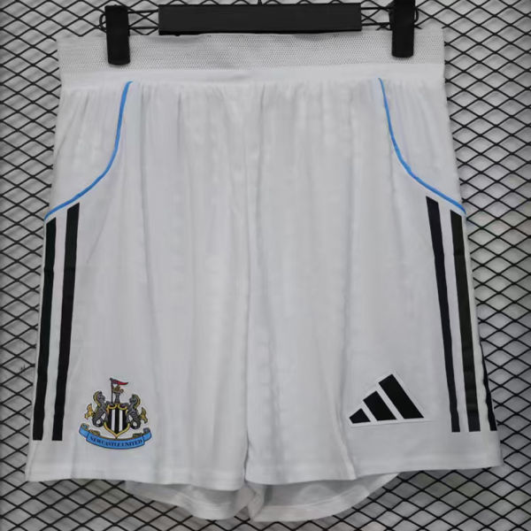 2025/26 Newcastle White Player Version Shorts Pants 球员版