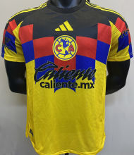 2025/26 Club America Home Player Version Soccer Jersey 背后广告黑色