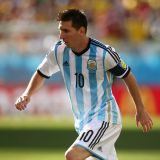 2014 Argentina Home Retro Player Version Soccer Jersey