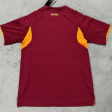 2025/26 Roma 1:1 Quality Home Red Fans Soccer Jersey  带胸前广告