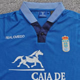 1996/1997 Real Oviedo Home Blue Retro Soccer Jersey