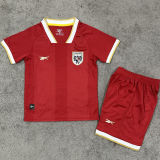 2025/26 Panama Home Red Kids Soccer Jersey