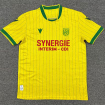 2025/26 Nantes Home Yellow Fans Soccer Jersey