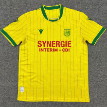 2025/26 Nantes Home Yellow Fans Soccer Jersey