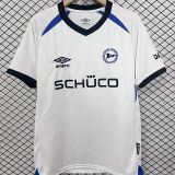 2025/26 Bielefeld Away White Fans Soccer Jersey 比勒费尔德 （名字在号下面）