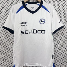 2025/26 Bielefeld Away White Fans Soccer Jersey 比勒费尔德 （名字在号下面）