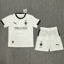 2025/26 Monchengladbach Home White Kids Soccer Jersey