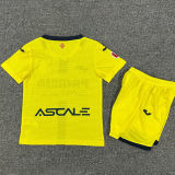2025/26 Villarreal Home Yellow Kids Soccer Jersey