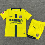 2025/26 Villarreal Home Yellow Kids Soccer Jersey