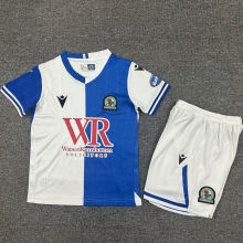 2025/26 Blackburn Home  Kid Soccer Jersey
