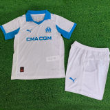 2025/26 MS Home White Player Version Kids Soccer Jersey 球员版童装