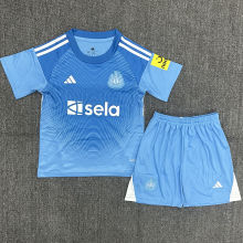 2025/26 Newcastle Blue GK Kids Soccer Jersey