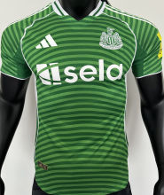2025/26 Newcastle Away Green Player Version Soccer Jersey