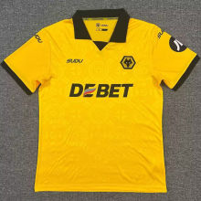 2025/26 Wolves Home Yellow Fans Soccer Jersey