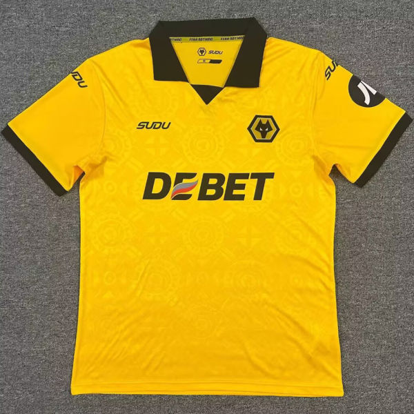 2025/26 Wolves Home Yellow Fans Soccer Jersey
