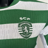 2025/26 Sporting Lisbon Home Player Version Soccer Jersey 里斯本
