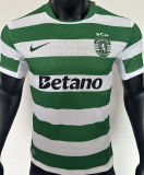 2025/26 Sporting Lisbon Home Player Version Soccer Jersey 里斯本