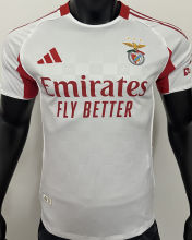 2025/26 Benfica Third White Player Version Soccer Jersey