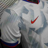 2025/26 U.S Home White Player Version Soccer Jersey 带星