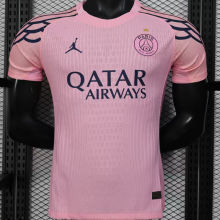 2025/26 PSG Third Pink Player Version Soccer Jersey