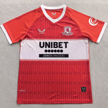 2025/26 Middlesbrough Home Red Fans Soccer Jersey