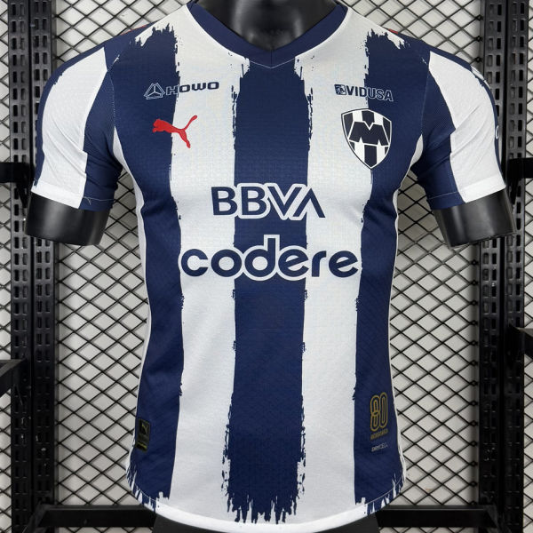 2025/26 Monterrey Home Player Version Soccer Jersey 红色马仔