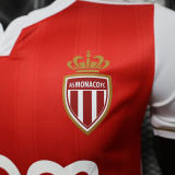 2025/26 Monaco Home Player Version Soccer Jersey