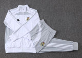 2025/26 RM Grey White Kids Jacket Tracksuit