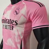 2025/26 RM Pink Special Edition Player Version Soccer Jersey
