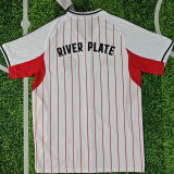 2025/26 River Plate White Baseball T-Shirt